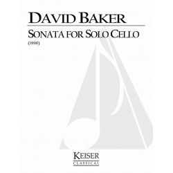 Sonata for Solo Cello - David Baker