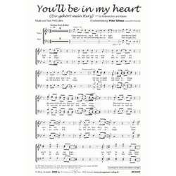 You'll be in my Heart : für Männerchor -Phil Collins