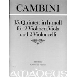 Quintett h-Moll - für 2 Violinen, - Giuseppe Maria Gioaccino Cambini