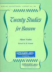Twenty Studies for Bassoon - Albert Vaulet / Arr. Himie Voxman