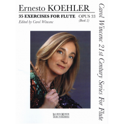 35 Exercises For Flute Opus 33 - Book 2 -Ernesto Köhler