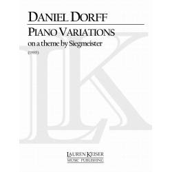 Piano Variations on a Theme by Siegmeister - Daniel Dorff