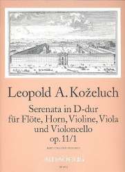 Serenata D-Dur op.11,1 - für Flöte, Horn - Leopold Anton Kozeluch