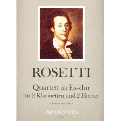 Quartett Es-Dur - für - Francesco Antonio Rosetti (Rößler)