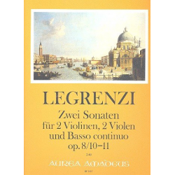 2 Sonaten op.8,10 und op.8,11 - - Giovanni Legrenzi