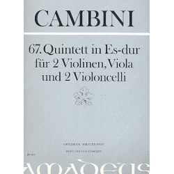 Quintett Es-Dur Nr.67 - für 2 Violinen, - Giuseppe Maria Gioaccino Cambini
