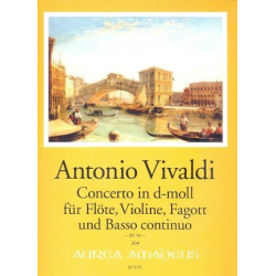 Konzert d-Moll RV96 - für Flöte, Fagott, - Antonio Vivaldi