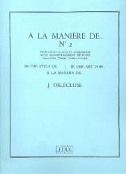 DELECLUSE J. : A LA MANIERE DE N02 - Jacques Delecluse