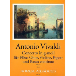 Konzert g-Moll RV 107 - für Flöte, Oboe, - Antonio Vivaldi