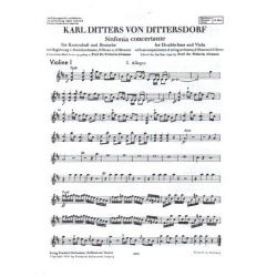 Sinfonia concertante D-Dur : für - Carl Ditters von Dittersdorf