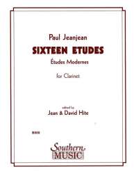 Sixteen (16) Etudes - Paul Jeanjean / Arr. David Hite