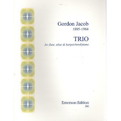 Trio : for flute, oboe and harpsichord (piano) - Gordon Jacob