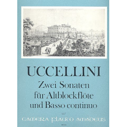 2 Sonaten - für Altblockflöte und Bc - Marco Uccellini