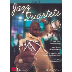 Jazz quartets (+CD) : for 4 flutes - Bert Lochs