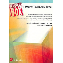 I want to break free : für 4 Bläser -John Deacon
