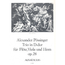 Trio D-Dur op.28 - für Flöte, - Franz Alexander Pössinger