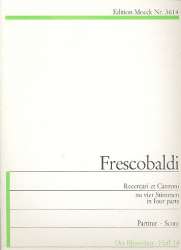 Recercari et Canzobi : für 4 Instrumente (SATB) - Girolamo Frescobaldi