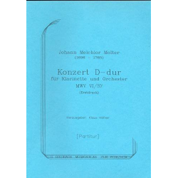 Konzert D-Dur MWV6/37 : für - Johann Melchior Molter