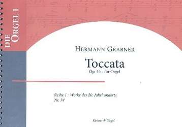 Toccata op. 53 für Orgel -Hermann Grabner