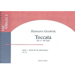 Toccata op. 53 für Orgel -Hermann Grabner
