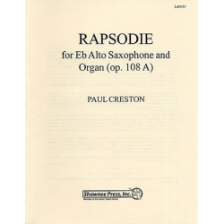 Rapsodie : for alto saxophpone - Paul Creston