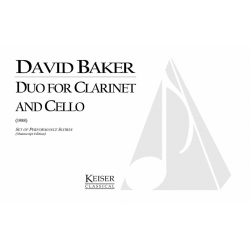 Duo for Clarinet and Cello - David Baker