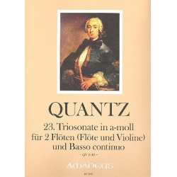 Triosonate a-Moll Nr.23 QV2-40 - für -Johann Joachim Quantz