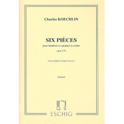 6 Pièces : pour hautbois, 2 violons, alto - Charles Louis Eugene Koechlin
