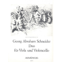 Duo D-Dur op.15 - für Viola und - Georg Abraham Schneider