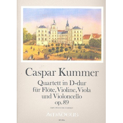 Quartett D-Dur op.89 - für - Caspar Kummer