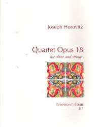 Quartet op.18 : for oboe and string trio -Joseph Horovitz