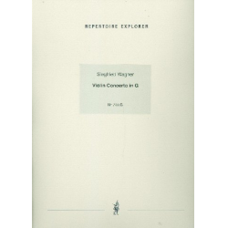 Violinkonzert G-Dur - - Siegfried Wagner