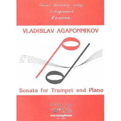 Sonata : for trumpet and piano - Vladislav Agafonnikov