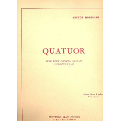 Quatuor : pour 2 violons, alto et - Arthur Honegger