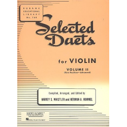 Selected Duets for Violin Vol. 2 - Harvey S. Whistler