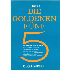 Klavier: Die goldenen 5 - Stimmungslieder Band 2 - Hubert Wolf