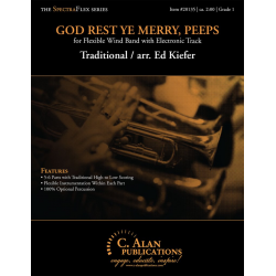God Rest Ye Merry, Peeps (5-Part Flex + Track) - Ed Kiefer