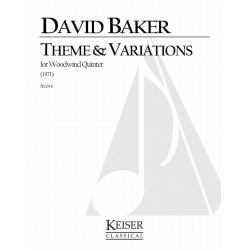 Theme and Variations for Woodwind Quintet - David Baker