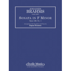 Sonata Op. 120 No. 1 in F minor - Johannes Brahms / Arr. Eugène Rousseau