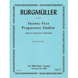 Twenty-Five Progressive Studies, Opus 100 - Friedrich Burgmüller