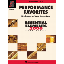 Performance Favorites Vol. 1 - Percussion 1 & 2 - John Moss