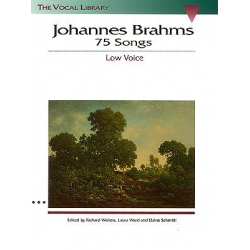 75 Songs - Low Voice - Johannes Brahms / Arr. Richard Walters