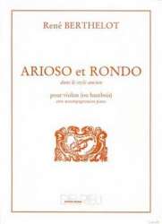 Arioso et rondo dans le style ancien - René Berthelot