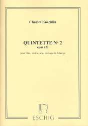 Quintett Nr.2 op.223 für Flöte, Violine, Viola, Violoncello und Harfe - Charles Louis Eugene Koechlin