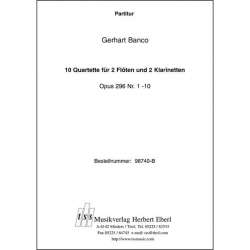 Zehn Quartette op. 296 Nr. 1-10 - Gerhart Banco