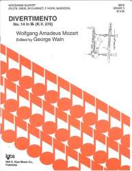 Divertimento Nr 14 KV270 - Wolfgang Amadeus Mozart / Arr. George Waln