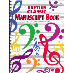 Bastien Classic Manuskript Book -Jane and James Bastien