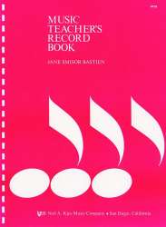 MUSIC TEACHERS RECORD BOOK - Jane Smisor Bastien