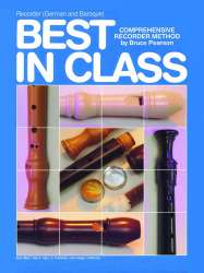 Best In Class Recorder Method, German And Baroque - Bruce Pearson