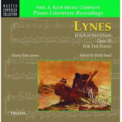 CD: Lynes: Vier Sonatnen, op. 39 / Four Sonatinas, op. 39 -Keith Snell